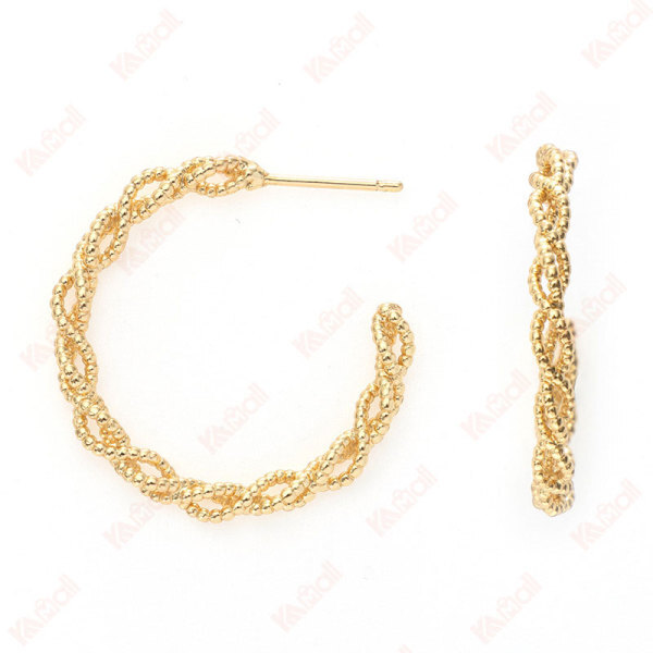 hottest gold plated stud earrings